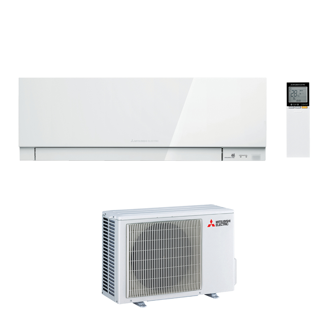 Mitsubishi Electric Kirigamine Zen Inverter 3.5 kW bijeli - MSZ-EF35VGKW/MUZ-EF35VG