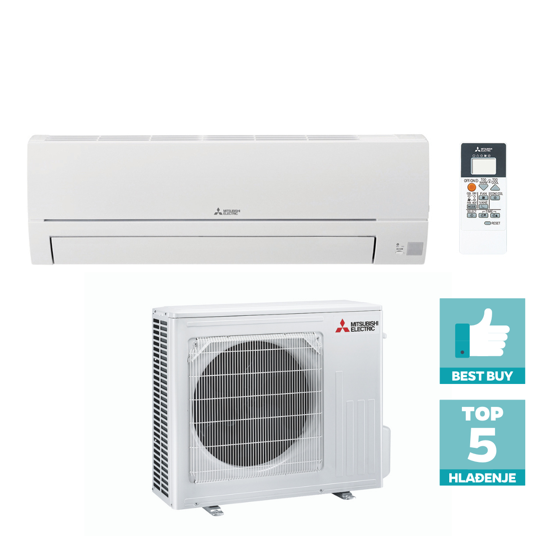 Mitsubishi Electric Standard Eco Inverter 6.1 kW - MSZ-HR60VF/MUZ-HR60VF